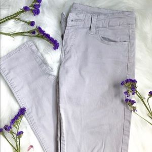 American Eagle: Stretch Light Grey Skinny Jegging